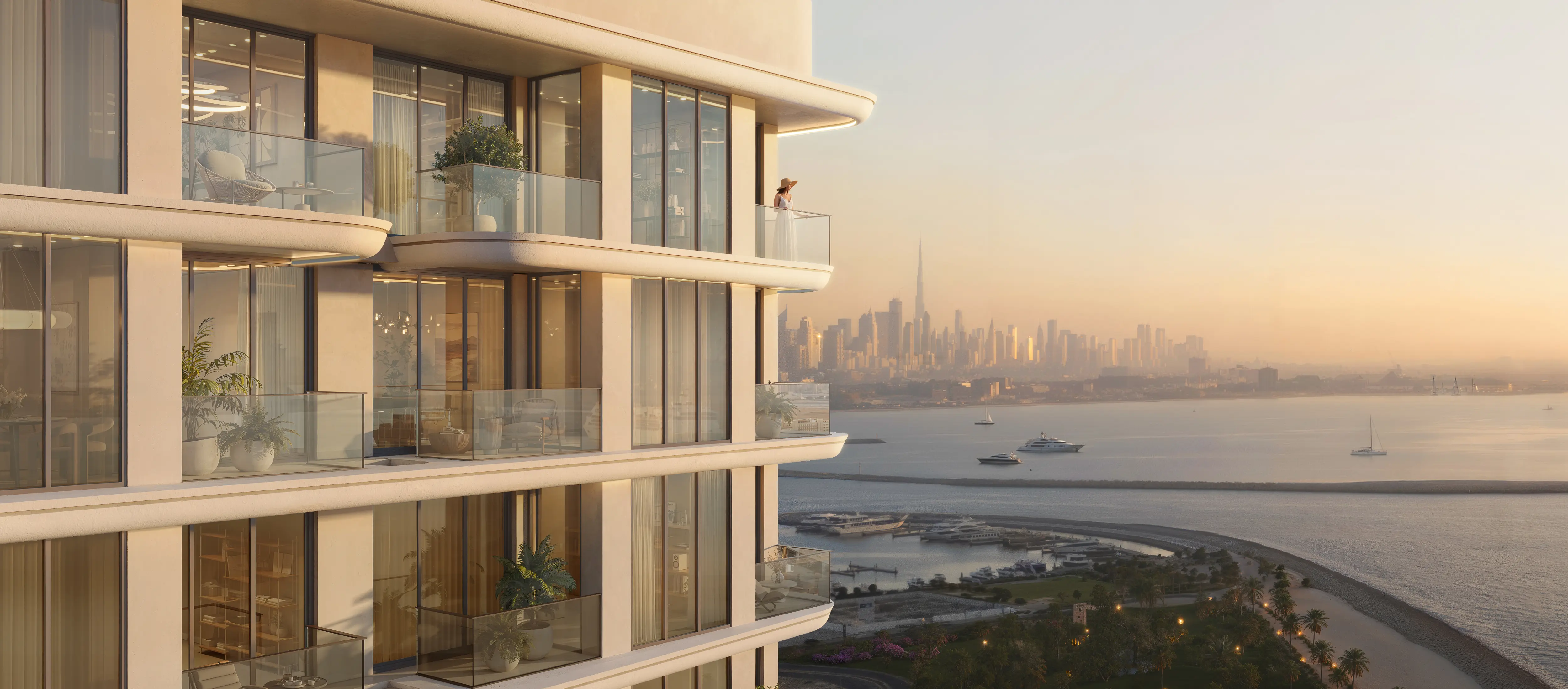 Prostran dvosoban stan na Dubaijskim ostrvima • 75,9 m² • Flu1d One • Tip 1BR_G