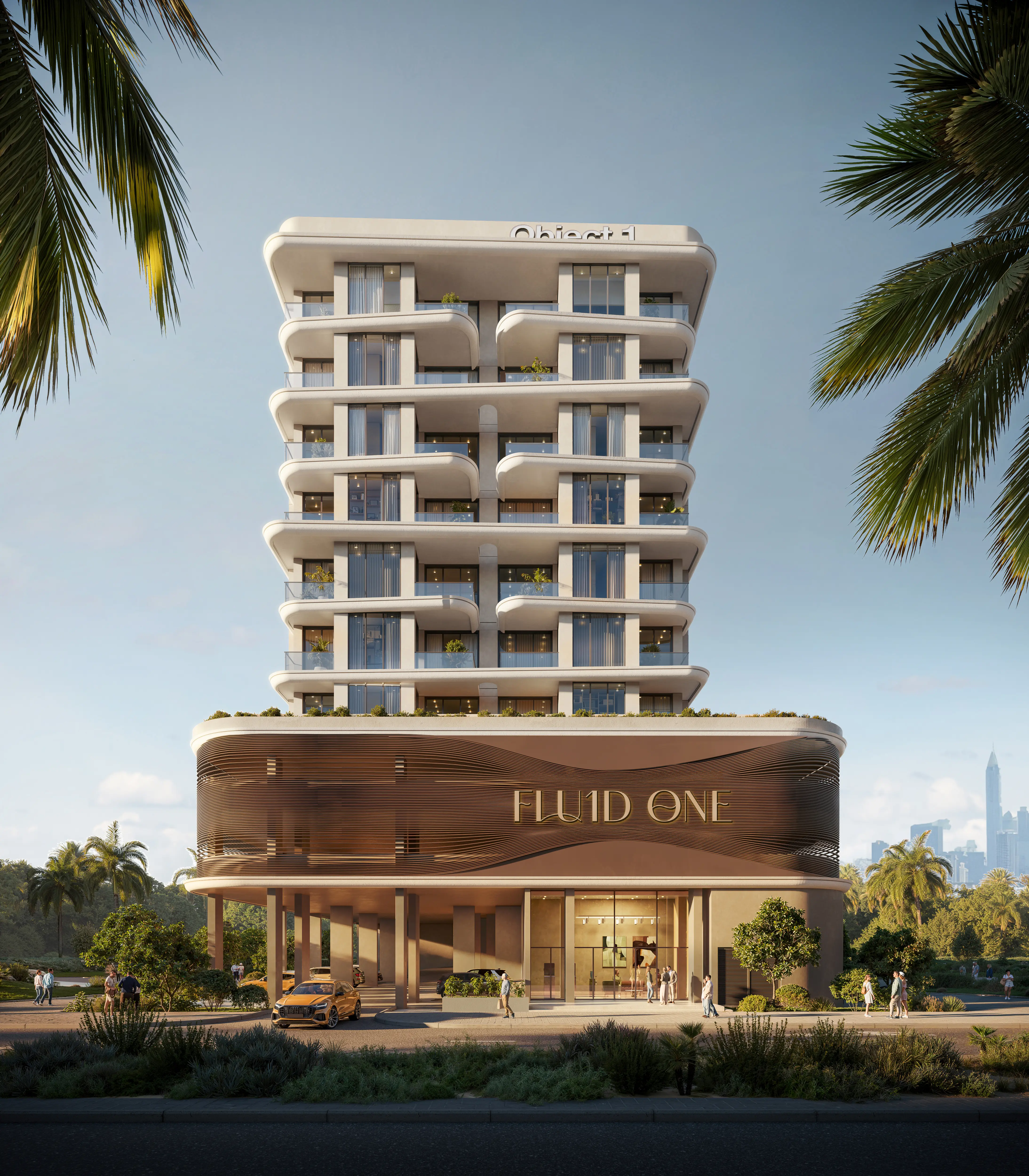 Nekretnine Dubai sa pogledom na more • Luksuzan trosoban stan • 99,3 m² • Flu1d One • Tip 2BR_F_1